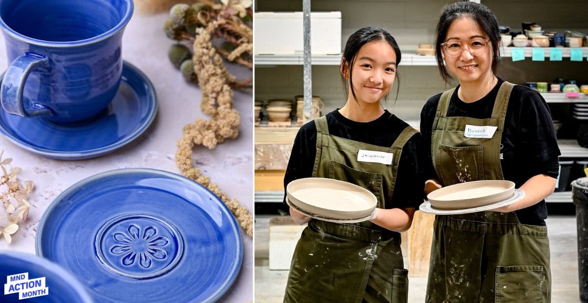 JMT Ceramics Jacqueline (left) and Michelle — the mother–daughter duo behind JMT Ceramics, shaped by clay and connection.