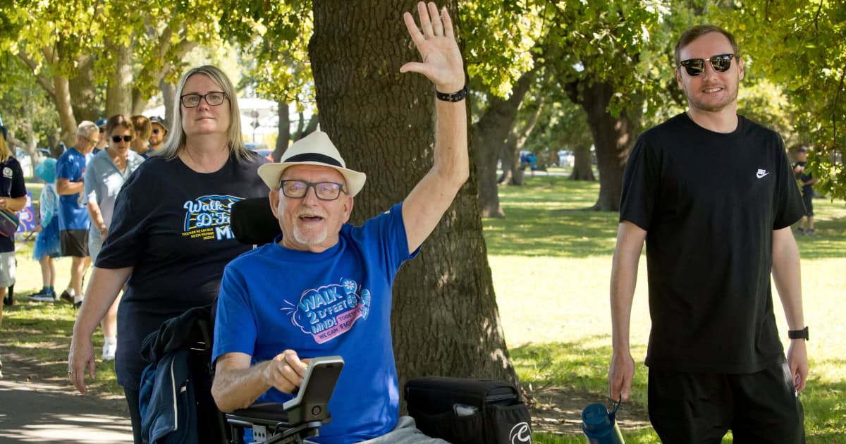 Wayne Richards At 70, Christchurch local Wayne Richards was diagnosed with motor neurone disease (MND)