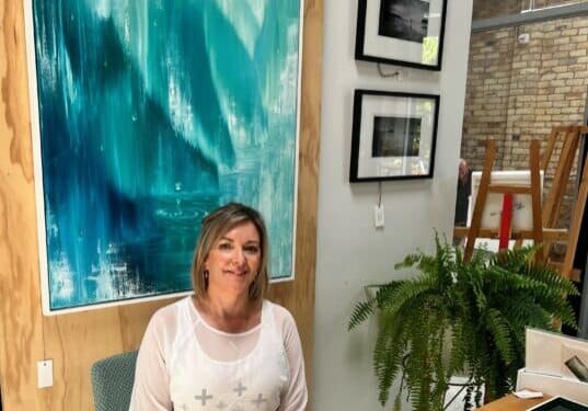 Helen Casey Macduff At Art Exhibition 3