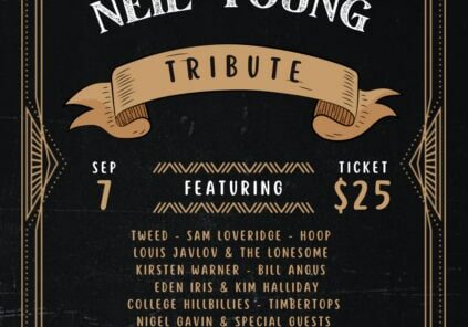 Neil Young Fundraiser Poster