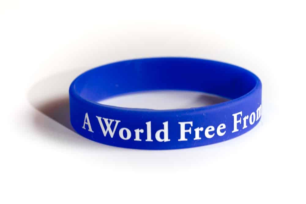 A World Free From MND wristband